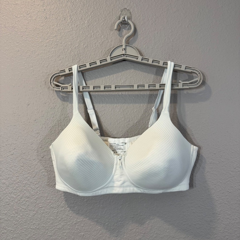 Vanity Fair Women's Size 40D White Wireless Full Coverage Convertible Bra 72389
